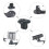 Bike Computer Bracket Adaptor Kit for  XOSS IGPS Aluminum Alloy Quick Release Bracket 3Plug M 2Plug F 8