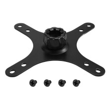 Bärbar Skärmmonteringsadapter Fästplatta, 17 mm Kulhuvud Till 100x100 mm 75x75 Mm, Väggmonterad Armfäste Universal