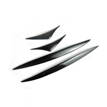 Tampas de Sobrancelhas de Fibra de Carbono, Moldura de Farol, Acabamento, Capa para ROHENS-Coupe 2008-2011