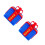 2Sets Skulptur Plastik Dekoratives Geschenk 6