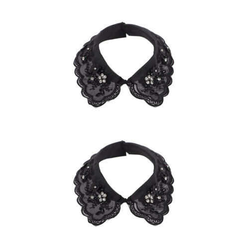 2Stk Eleganter Damen Fake Mit 1