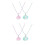 4St Resin Sieraden Set Thema Ketting 8