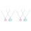 4St Resin Sieraden Set Thema Ketting 7