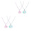 4St Resin Sieraden Set Thema Ketting 10