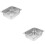 2Stk Buffetservierpfanne Silber Elegant & Vielseitig 8