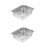 2Stk Buffetservierpfanne Silber Elegant & Vielseitig 7