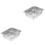 2Stk Buffetservierpfanne Silber Elegant & Vielseitig 5