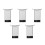 5Stk Langlebiger -Poolstuhl Polyester PVC Mit 10