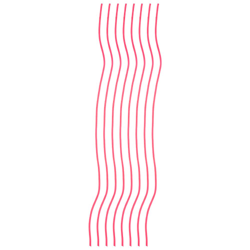 24Stk Yangqin Ersatzteile Gummischläuche Set Elastisch Pink