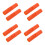 8Stk Erweiterungsstiel Adapter Kunststoff Orange Robust 5