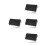 4Stk Schwarzes Cd Aufbewahrungscase Aus Polyester 9