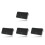 4Stk Schwarzes Cd Aufbewahrungscase Aus Polyester 7