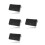 4Stk Schwarzes Cd Aufbewahrungscase Aus Polyester 10
