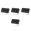 4Stk Schwarzes Cd Aufbewahrungscase Aus Polyester 6