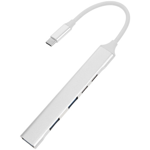 4Stk USB Mehrfachanschluss Hub Aluminium Für Computer Laptop 1