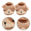 4Paare Leichte Plüsch Puppenschuhe Tierdesign Warm Wintermode 10