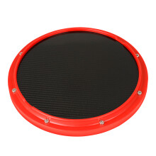 2Stk Rotes Drum Practice Pad Carbonfaser ABS Drum Zubehör Für Training