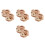 4Paare Leichte Plüsch Puppenschuhe Tierdesign Warm Wintermode 6