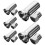 2Sets Silber Aluminium Ventilkappen Für Auto & Lkw Ventilschutz 10