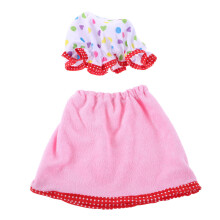 Rotes Puppenkostüm Polyester, Spa-Set Für 18 Zoll Babypuppen