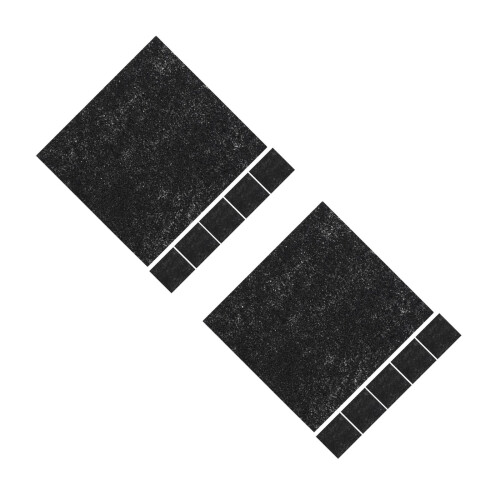 12Stk Schwarze Aktivkohle Filter Katzenklo Geruchsfilter Waschbar 2