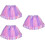 3Stk Tutu Röcke Für Kinder Weicher Polyester 7