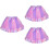 3Stk Tutu Röcke Für Kinder Weicher Polyester 6