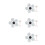 4Stk Display Weiß Magnetischer Acryl Halter Für Press-on 5