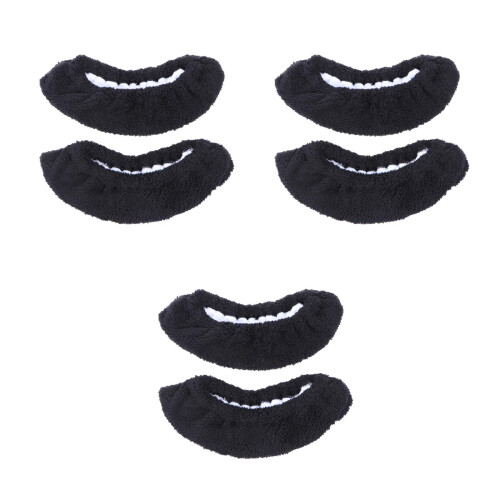 3Stk Schwarze Eislauf- Weichem Material Langlebig 2