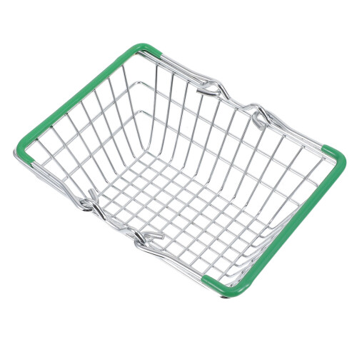 5Pièces Mini Panier Fer Vert Multi-Usage Pour Bureau Jouets 1