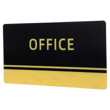 5Stk Acryl Namensschild Büro Türschild Schwarz Minimalistisches Design
