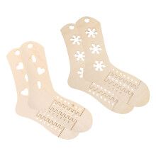 20Stk Holz Strumpfblocker Für Handstrickerei Und Sockendekor