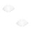 2Stk Umhang Hochzeitstitel Perlen Fein Beige Elegant 4