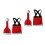 2Sets Baby Weihnachtsoutfit Strick Festliche Kleidung 7