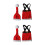 2Sets Baby Weihnachtsoutfit Strick Festliche Kleidung 5