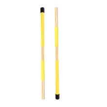 2Paare Leichte Holz Drum Brushes Gelb Für Jazz Und Folk Musik