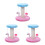 3Pcs Cat Playing Supplies Assorted Color Cat Scratch Post and Climber 6