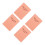 4Pcs PU Planner Hardcover Pocket Weekly Monthly Note Journal 8