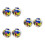 6Pcs Durable PVC Inflatable Globe Beach Balls Pool Toy Set 6