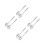 8Pcs Stainless Steel Pasta Spoon Serving Spoon Noodle Server Silver 7