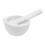 3Pcs White Durable Enamel Research Bowl with Rod for Lab Use 9