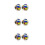 6Pcs Durable PVC Inflatable Globe Beach Balls Pool Toy Set 4