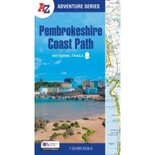 Pembrokeshire Coast Path by AZ Maps Paperback Book