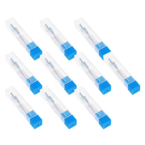 60Pièces Aiguilles Machine À En Plastique Bleu Usage Polyvalent 2