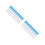 60Pièces Aiguilles Machine À En Plastique Bleu Usage Polyvalent 7