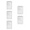 5Pcs Acrylic Flip Menu Holder High Transparency Tabletop Display Stand 3
