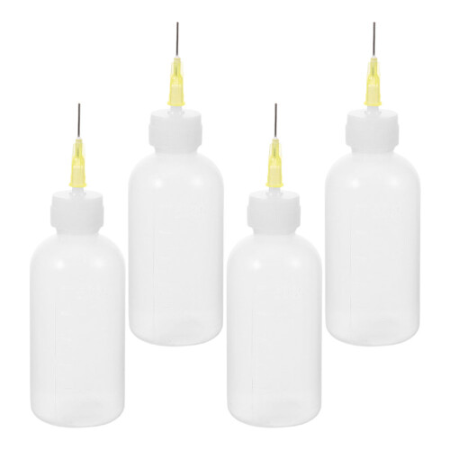 8Pcs Transparent Precision Needle Tips Glue Bottles for DIY Craft Glue 1
