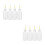 8Pcs Transparent Precision Needle Tips Glue Bottles for DIY Craft Glue 8