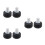 6Pcs Black Rubber Toe Plugs Adjustable Roller Skate Stoppers for Quads 8