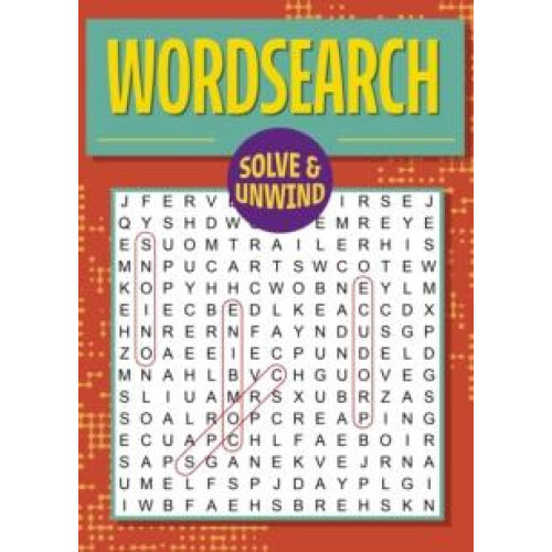 Solve and Unwind Wordsearch by Eric Saunders Paperback Book